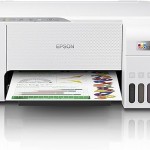 Epson Inkjet Printer, White, Compact, L3256